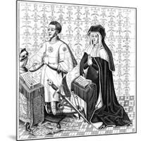 Jean Jouvenel Des Ursins His Wife, Michelle De Vitry, Praying, 14th or 15th Century-null-Mounted Giclee Print
