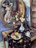 Still Life with a Cat, 1912-Jean Joveneau-Framed Stretched Canvas