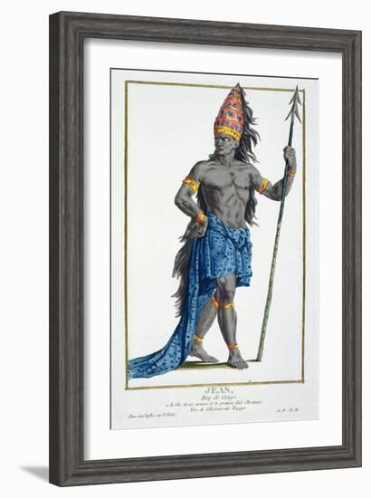 Jean, King of the Congo, Engraved by Pierre Duflos-null-Framed Giclee Print