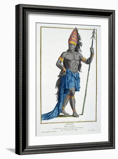 Jean, King of the Congo, Engraved by Pierre Duflos-null-Framed Giclee Print