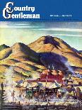 "Sheep Farm," Country Gentleman Cover, May 1, 1942-Jean L. Huens-Laminated Giclee Print
