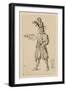 Jean Le Grott of Lucerne, Guardsman of the Pope, 1613-Francesco Villamena-Framed Giclee Print