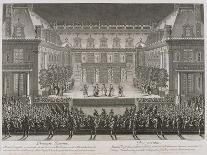 Jean-Baptiste Lully's Opera Alceste Being Performed in the Marble Courtyard-Jean le Pautre-Giclee Print