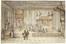 The Chamber of King Louis XIV in Versailles, 1654-Jean le Pautre-Giclee Print
