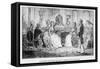 Jean Le Rond D'Alembert at the Salon of Mme Du Deffant and Mlle De Lespinasse-Louis Figuier-Framed Stretched Canvas