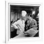 Jean Lefebvre and Louis de Funès: Le Gentleman D'Epsom, 1962-Marcel Dole-Framed Photographic Print