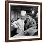 Jean Lefebvre and Louis de Funès: Le Gentleman D'Epsom, 1962-Marcel Dole-Framed Photographic Print