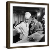 Jean Lefebvre and Louis de Funès: Le Gentleman D'Epsom, 1962-Marcel Dole-Framed Photographic Print