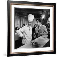 Jean Lefebvre and Louis de Funès: Le Gentleman D'Epsom, 1962-Marcel Dole-Framed Photographic Print