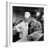 Jean Lefebvre and Louis de Funès: Le Gentleman D'Epsom, 1962-Marcel Dole-Framed Photographic Print