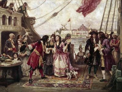 Captain William Kidd in New York Harbor