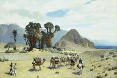 Treading out Wheat in Egypt-Jean-Léon Gérome-Giclee Print