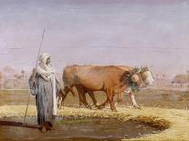 Treading out Wheat in Egypt-Jean-Léon Gérome-Giclee Print