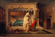 Weiblicher Akt vor König Kandaules. 1859-Jean-Léon Gérome-Framed Giclee Print