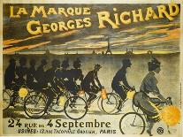 Advertising Poster for Georges Richard Bicycles, 24 Rue Du 4 Septembre-Jean Léonce Burret-Framed Giclee Print