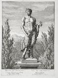 Statue of a Satyr Holding Grapes, Versailles, 1672, Vues et Plans de Versailles, c.1672-89-Jean Lepautre-Giclee Print