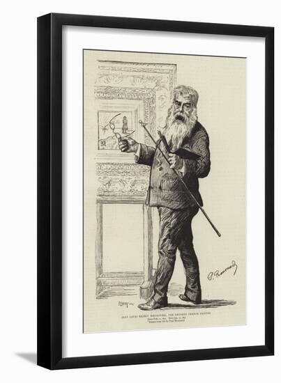 Jean Louis Ernest Meissonier, the Eminent French Painter-Charles Paul Renouard-Framed Giclee Print