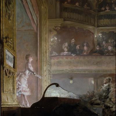 The Singer in Pink, C.1895