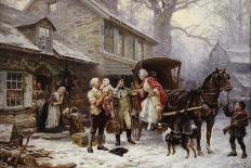 Home for Christmas, 1784-Jean Louis Gerome Ferris-Stretched Canvas