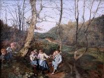 Spring In The Vienna Woods-Jean Louis Mazieres-Mounted Art Print