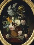 Bouquet of Foxglove, Poppy and Peonie-Jean Louis Prevost-Giclee Print