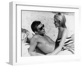 Jean-Louis Trintignant and Françoise Brion: Le Coeur Battant, 1960-Marcel Dole-Framed Photographic Print