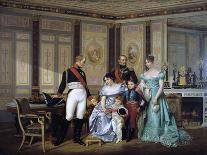 The Empress Josephine Presenting Her Children to the Emperor Alexander at Malmaison, C1839-1879-Jean Louis Victor Viger-Framed Giclee Print