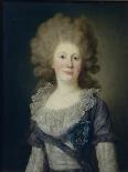 Portrait of Ekaterina Stroganov as a Child, 1780-89 (Oil on Canvas)-Jean Louis Voille-Giclee Print