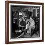 Jean Marais Painting His Selfportrait-Marcel Begoin-Framed Photographic Print