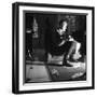 Jean Marais Reading the Newspaper-null-Framed Premium Photographic Print