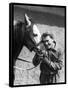 Jean Marais with a Horse-Marcel Begoin-Framed Stretched Canvas