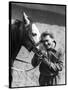 Jean Marais with a Horse-Marcel Begoin-Stretched Canvas