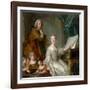 Jean-Marc Nattier and His Family-Jean-Marc Nattier-Framed Giclee Print