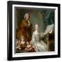 Jean-Marc Nattier and His Family-Jean-Marc Nattier-Framed Giclee Print