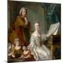 Jean-Marc Nattier and His Family-Jean-Marc Nattier-Mounted Giclee Print