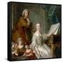 Jean-Marc Nattier and His Family-Jean-Marc Nattier-Framed Stretched Canvas