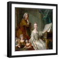 Jean-Marc Nattier and His Family-Jean-Marc Nattier-Framed Giclee Print