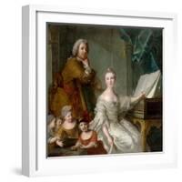 Jean-Marc Nattier and His Family-Jean-Marc Nattier-Framed Giclee Print