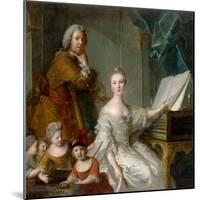 Jean-Marc Nattier and His Family-Jean-Marc Nattier-Mounted Giclee Print