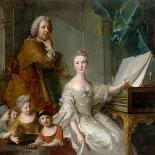 Louise-Henriette-Gabrielle De Lorraine (1718-88) Princess of Turenne and Duchess of Bouillon, 1746-Jean-Marc Nattier-Giclee Print