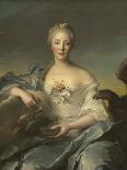 Louise-Henriette-Gabrielle De Lorraine (1718-88) Princess of Turenne and Duchess of Bouillon, 1746-Jean-Marc Nattier-Giclee Print