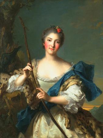 Mademoiselle De Migieu as Diana, 1742