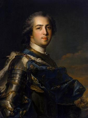Portrait of the King Louis XV, (1710-177), 1745
