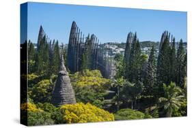 Jean-Marie Tjibaou Cultural Centre, Noumea, New Caledonia, Pacific-Michael Runkel-Stretched Canvas