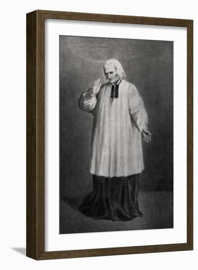 Jean-Marie Vianney, Cure D'Ars, French Priest, 1858-null-Framed Giclee Print