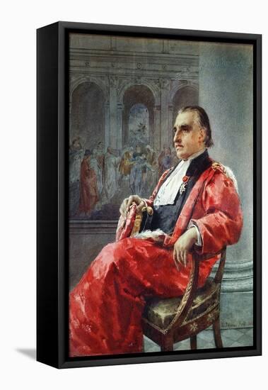 Jean-Martin Charcot August 1881-Eduardo Tofano-Framed Stretched Canvas