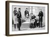 Jean Martin Charcot Demonstrating Hypnosis, 1879-null-Framed Giclee Print