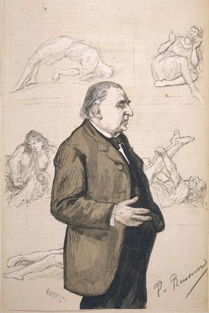 Jean-Martin Charcot French Neurologist with Some of His Patients Depicted  in the Background' Prints - Paul Renouard | AllPosters.com