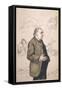 Jean-Martin Charcot French Neurologist with Some of His Patients Depicted in the Background-Paul Renouard-Framed Stretched Canvas