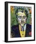 Jean Metzinger, 1906 (Oil on Paper)-Robert Delaunay-Framed Giclee Print